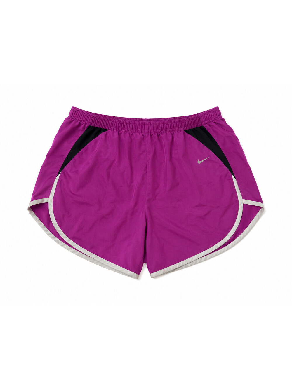 Nike Dri-FIT Athletic Running Shorts Women's Medium Magenta Purple Black